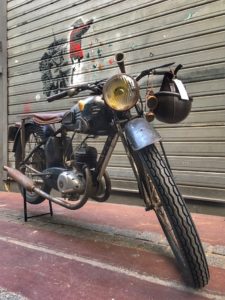 1948 TERROT MOTORCYCLE TO NEW YORK 1